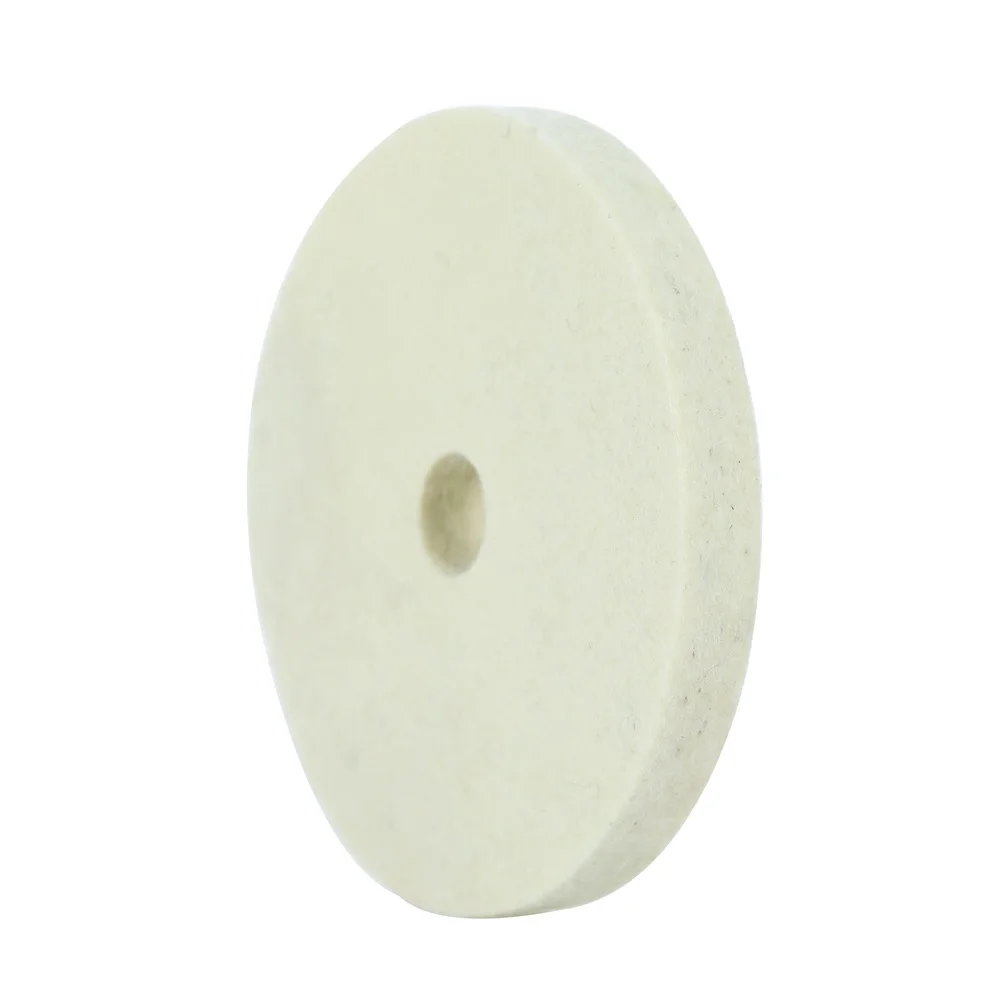8 Inch 25 thick  Wool Felt Disc Wool Buffing Wheel Felt Polishing Wheel  with Arbor
