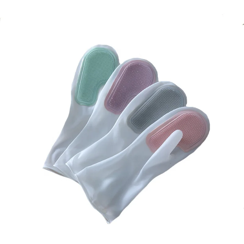 Factory manufacturer soft heat resistant non slip cleaning washing kitchen dishwashing gloves