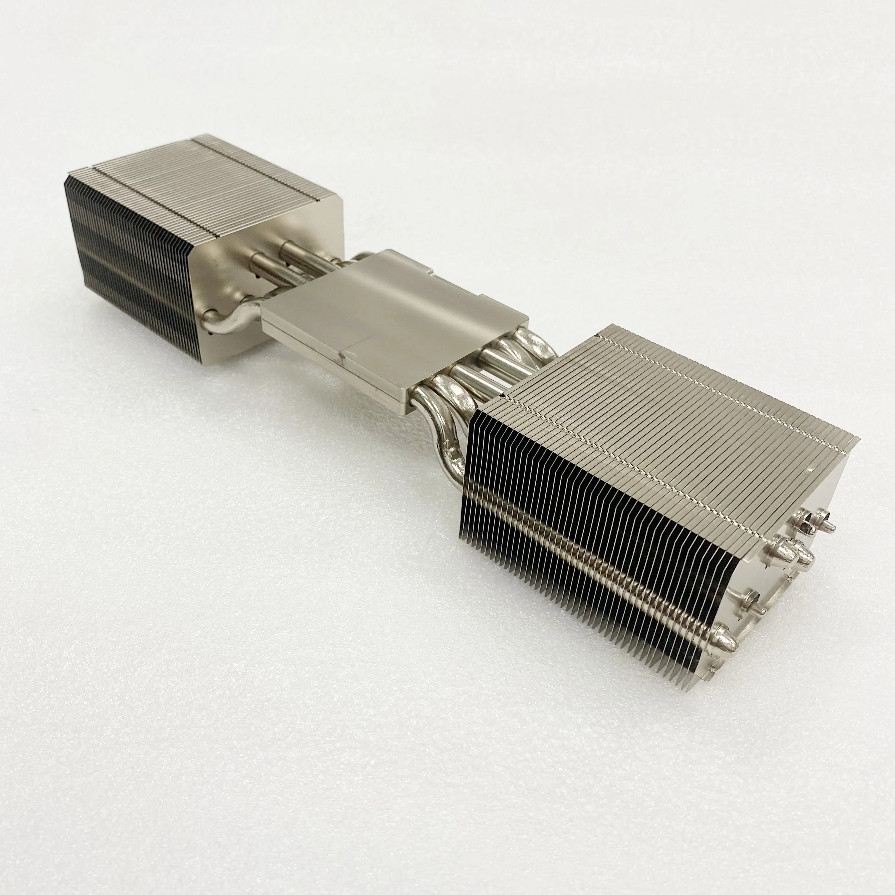 Nickel Plating Aluminum Heatsink with 10mm Heatpipe for Thermoelectric Cooler