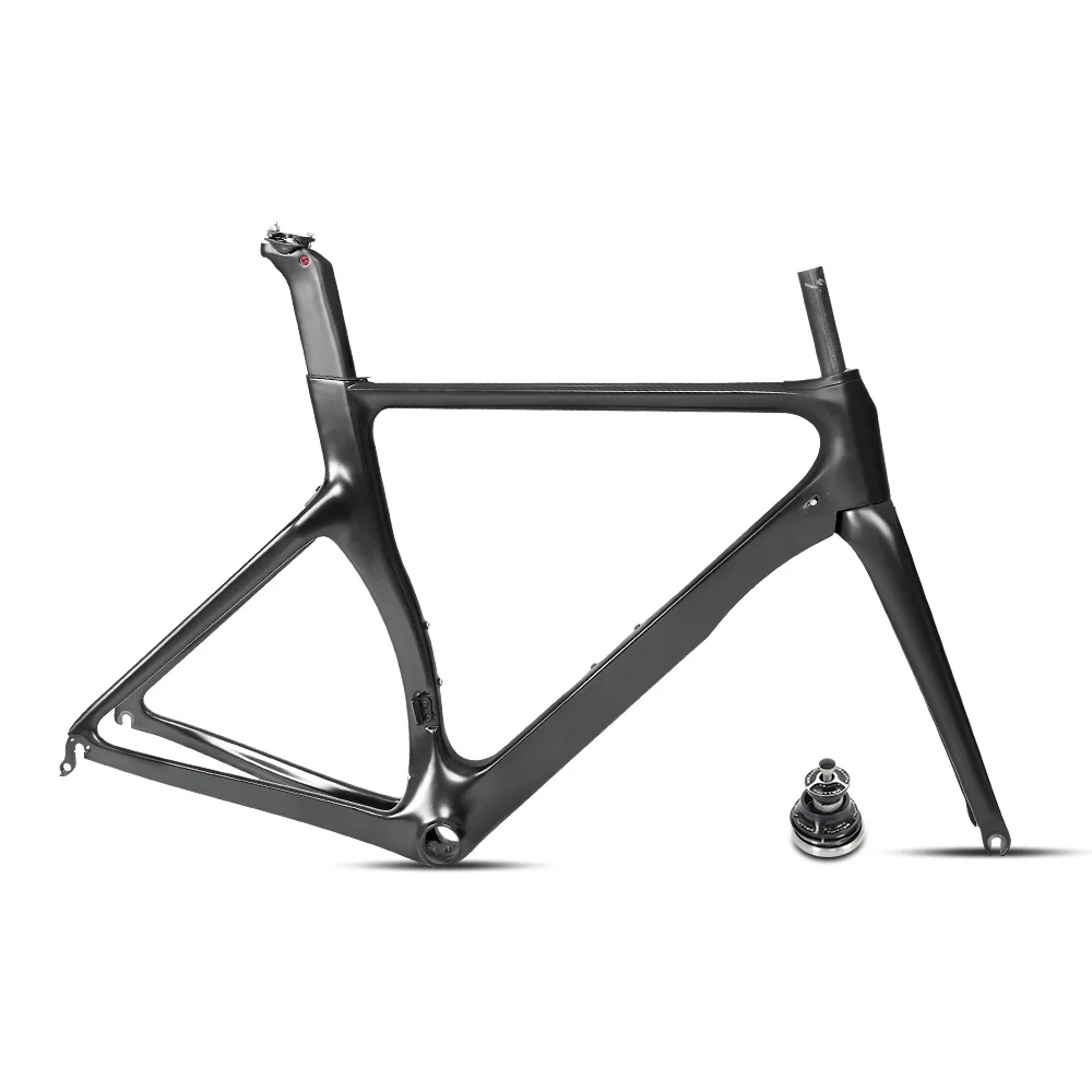 2020 new arrival Aero design Ultralight T800 carbon road bike frame carbon fibre racing bicycle frameset