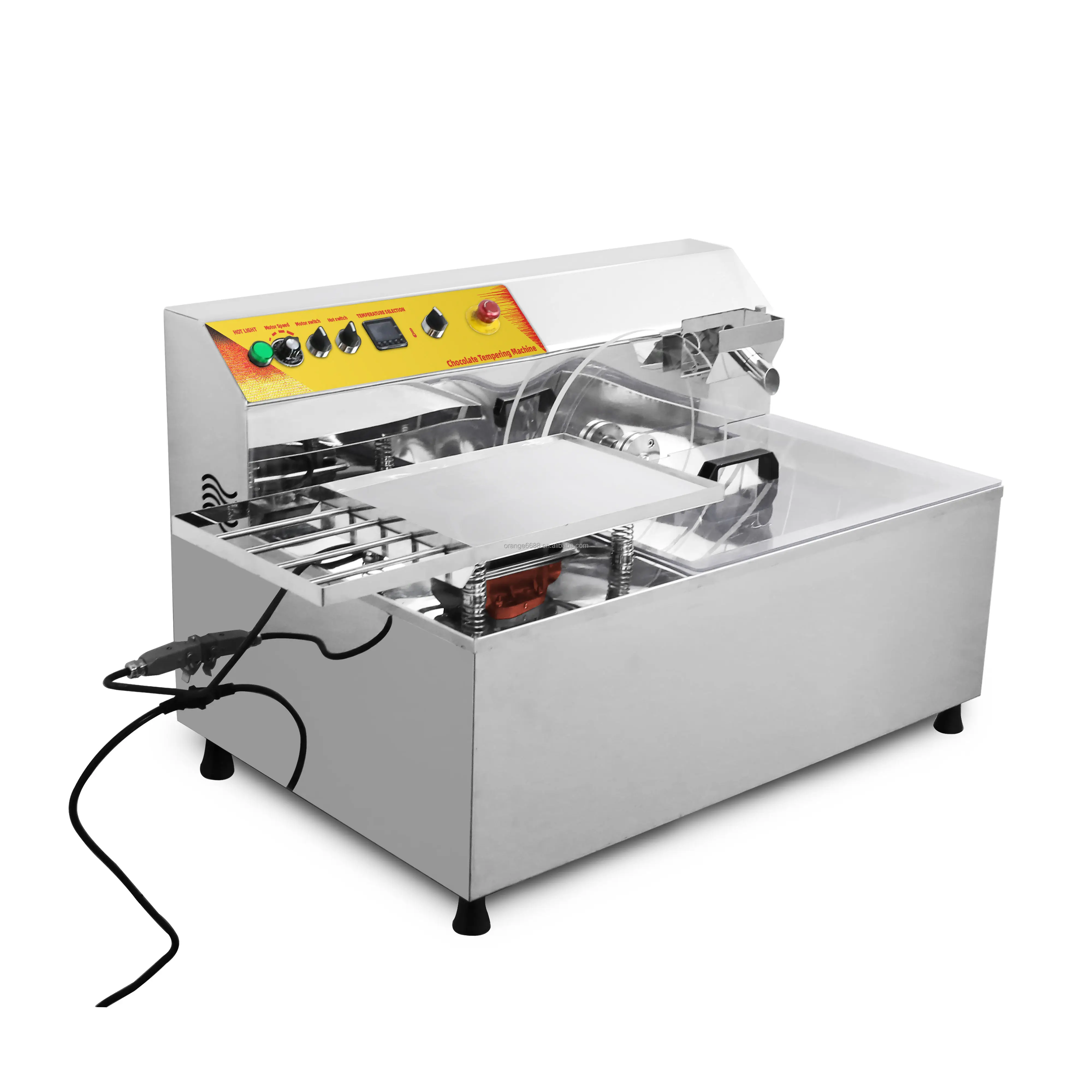 Multi-Function Chocolate Melting Tempering Coating Making Machine Vibration Table Molding Melting Machine