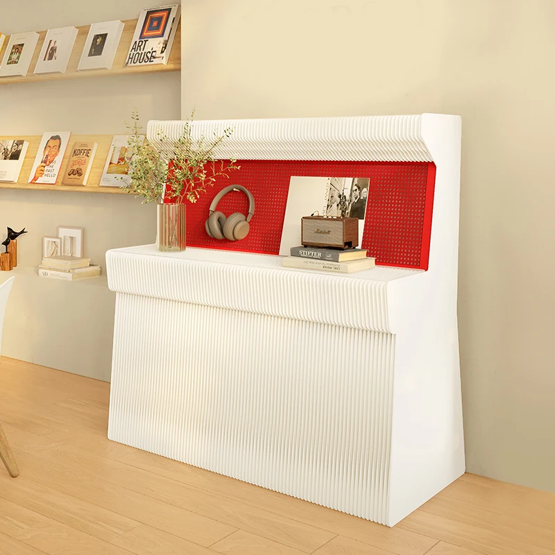 Paper Booth Folding Portable Wedding Booth Table Display Shelf for Exhibition Event Store Display Rack for Boutique