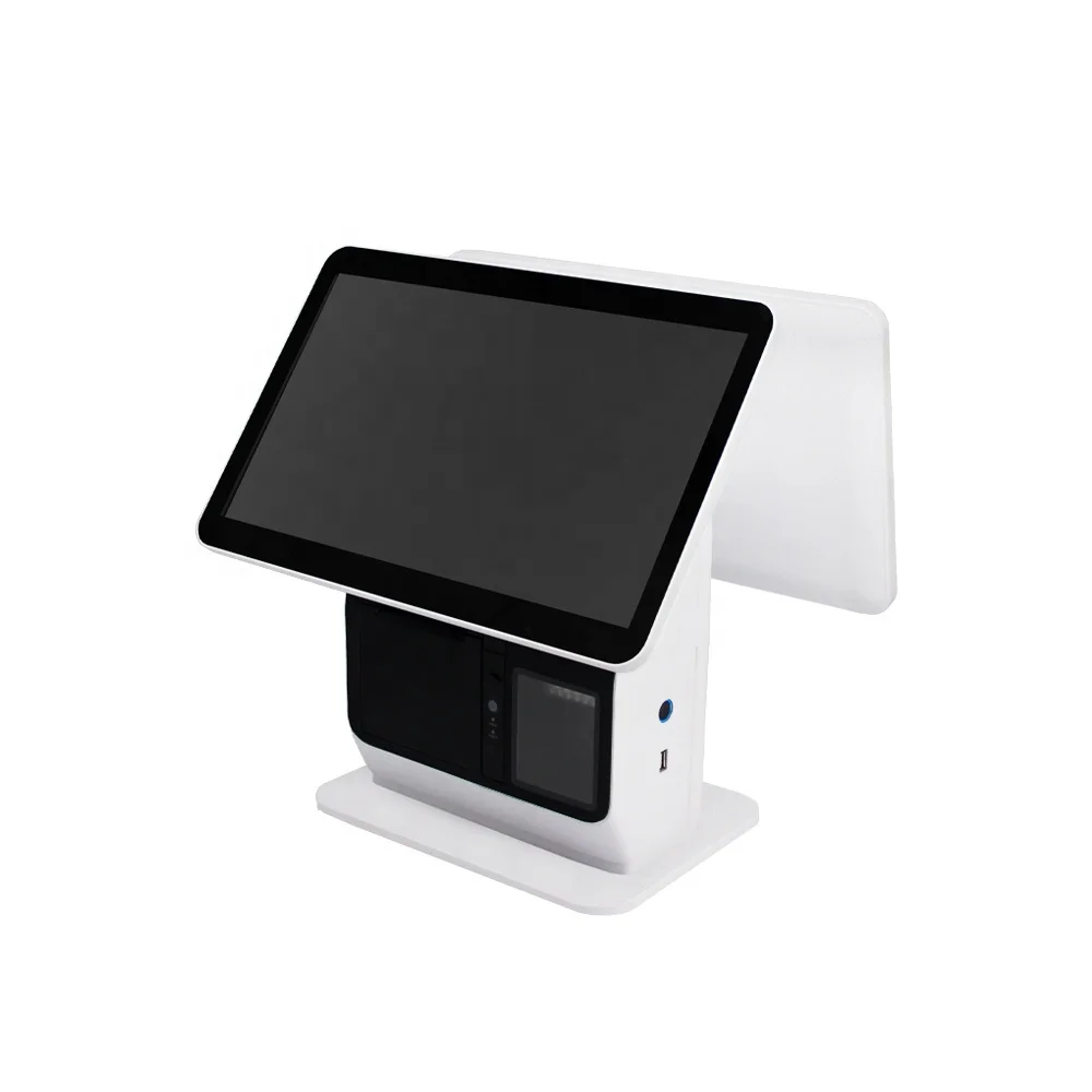 15.6 inch All In One POS Payment Kiosk Machine Self Service Ordering POS Terminal