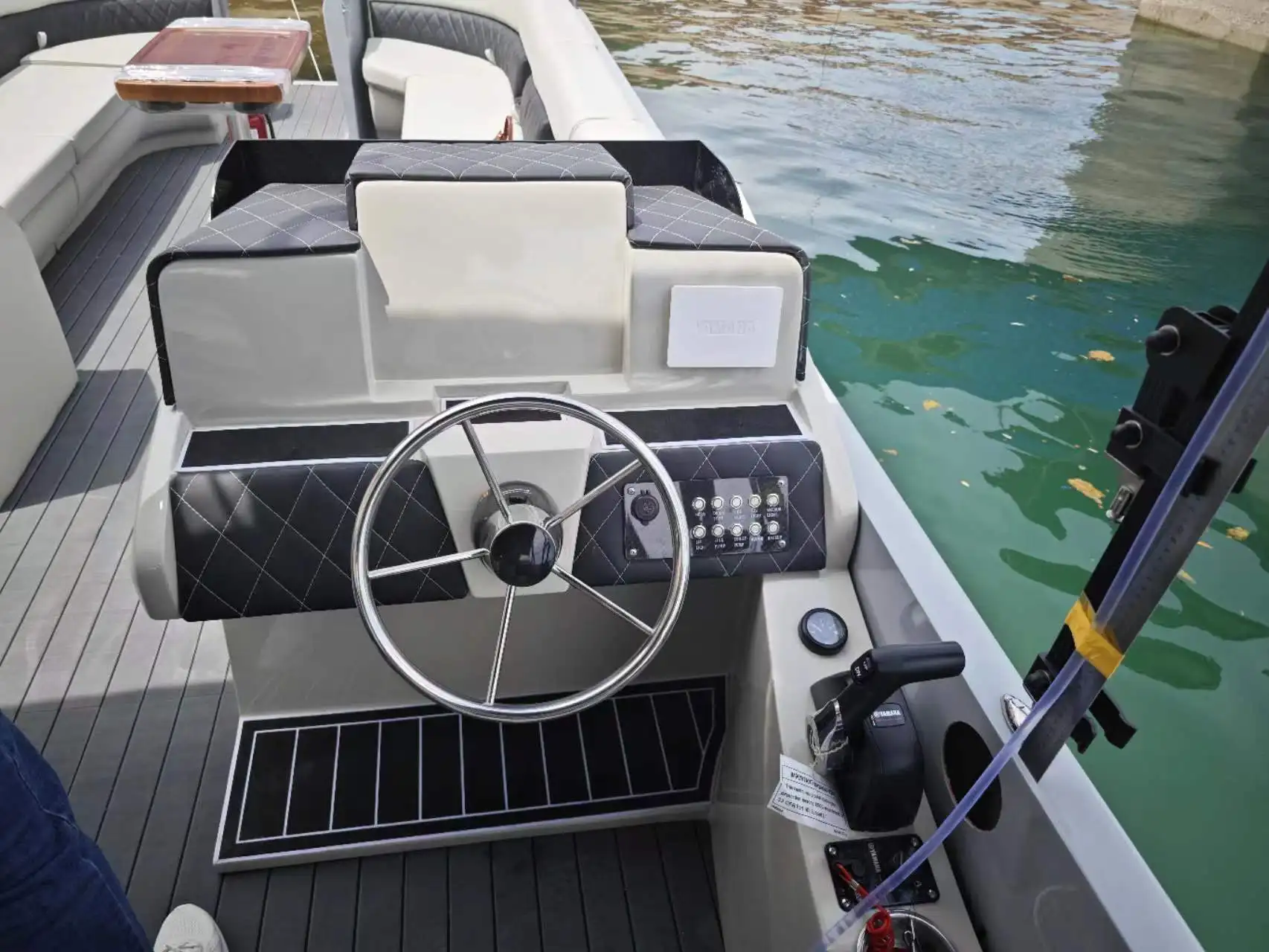 Luxury Fiberglass 30ft Aluminium Party Boat Leisure Floating Yacht Fishing Water Sport Pontoon Boat