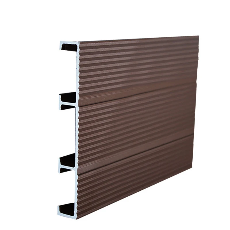 Weather resistance fire proof aluminum composite decking board high grade extruded aluminum floor
