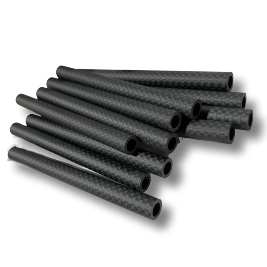 8 10 12 14 15 16mm 100% Full Carbon Fiber Tube Matte Glossy 3k Carbon Fiber Tube For Drone Frame