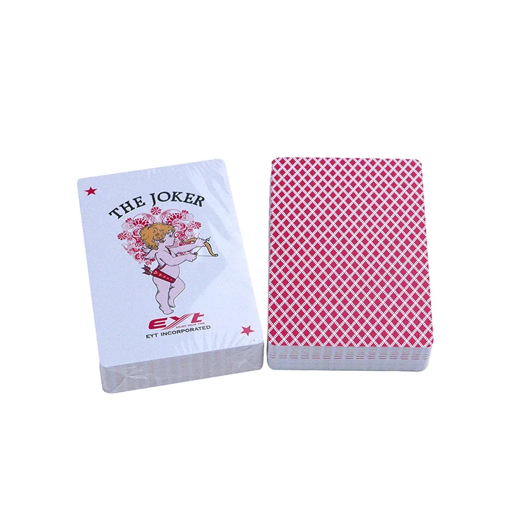 Custom Printing Logo Waterproof Plastic PVC / Paper 777 Poker Playing Cards