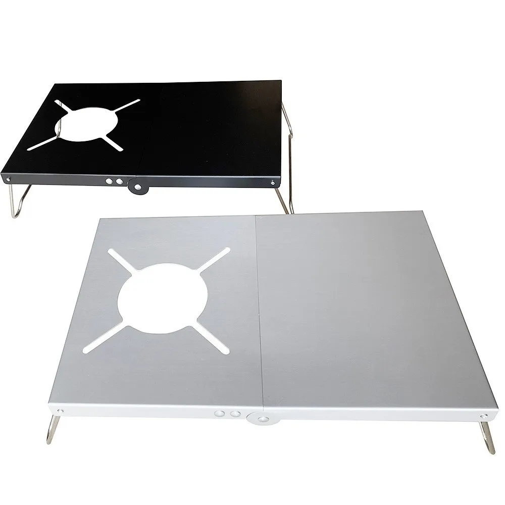 Picnic Outdoor Folding Table Japanese Insulation Camping Stove Bracket Table Aluminum Camping Stove Table