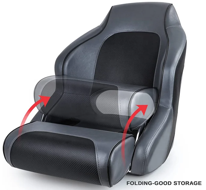 Most Popular China Manufacture Fishing Seat Boat Seat Premium Sports Flip up Captain Boat Seat