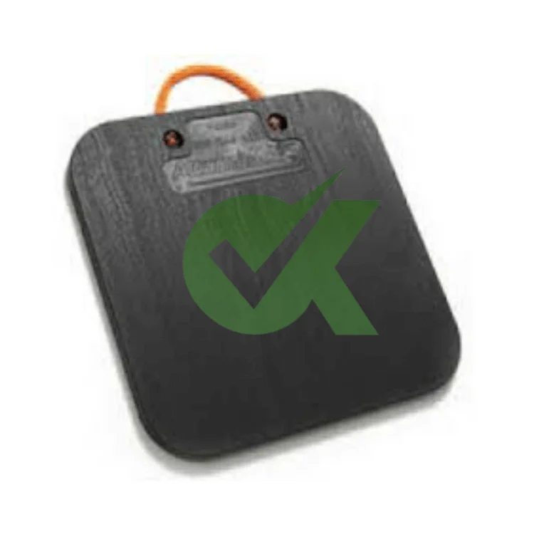 Anti-impact UHMWPE 24 x 24 lightweight outrigger pads plastic plate jack crane pad