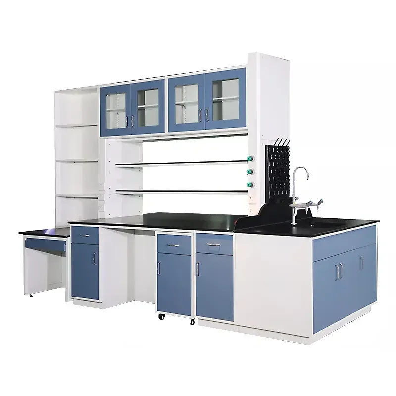 Химически стойкая Рабочая поверхность аптека медицинский офис школа научная лаборатория мебель со стеклянными полками для университета