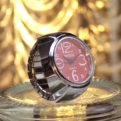 Korean fashion wholesale Individual men and women finger watch hot selling lovers ring watch ring