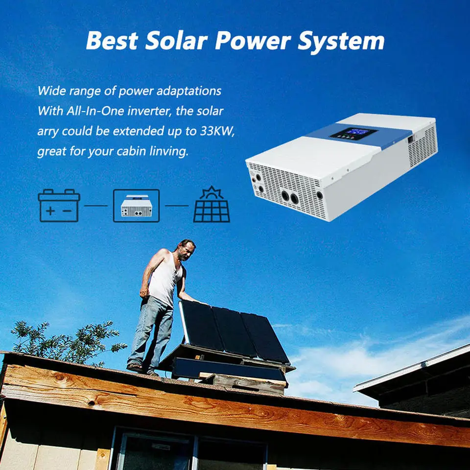 Inverter 12V 220V 10000W 6000 Watt Pure Sine Wave 6000W A 110Vac 4000W 6Kw Capacitor