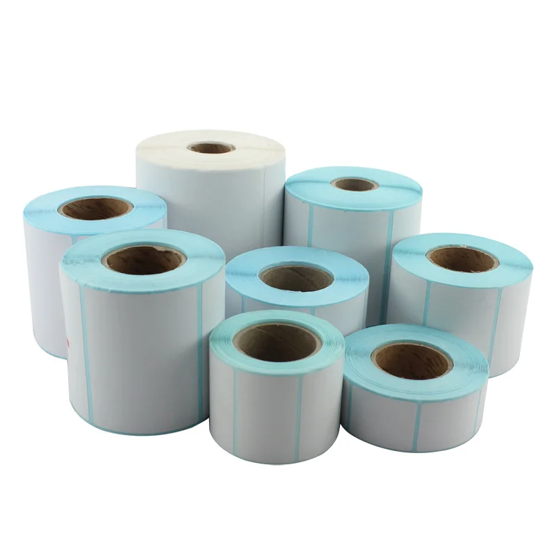 thermal printer sticker paper  thermal label a4 4*6 thermal decal 500pcs sticker paper