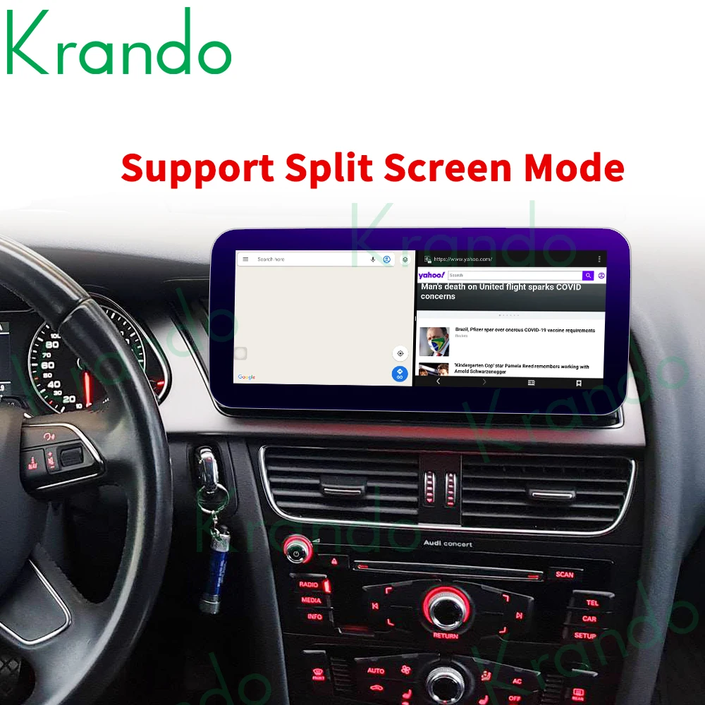  Krando Android 10 0 4G 128 г 25 'IPS экран автомобиля радио плеер Navi для Audi A4 A4L A5 2009-2016 аудио GPS