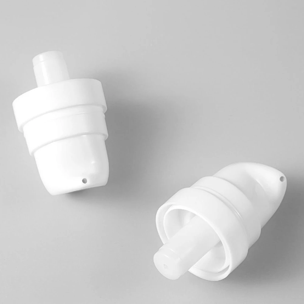 Mini Sample bottle PP plastic white 5ml airless cosmetic pump bottle for lotion serum