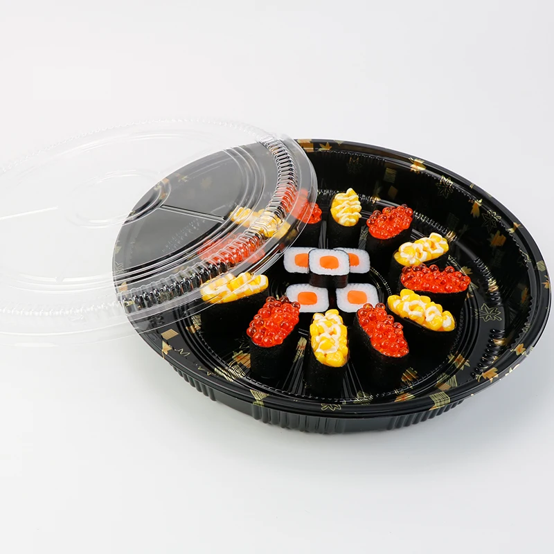 Коробка для суши с индивидуальным дизайном, роскошная коробка для суши с крышкой