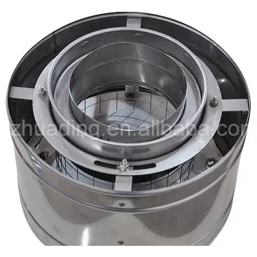 80 mm Chimney Cowl For Pellet Stove Exhaust Pipe