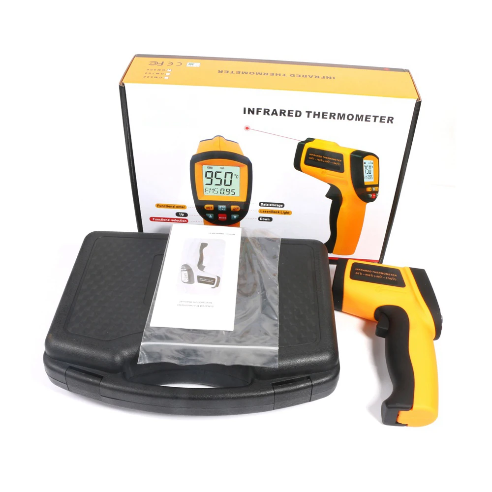 industrial thermometer Thermal Imager Handheld Digital Electronic Outdoor Non-Contact Laser Pyrometer Point Gun