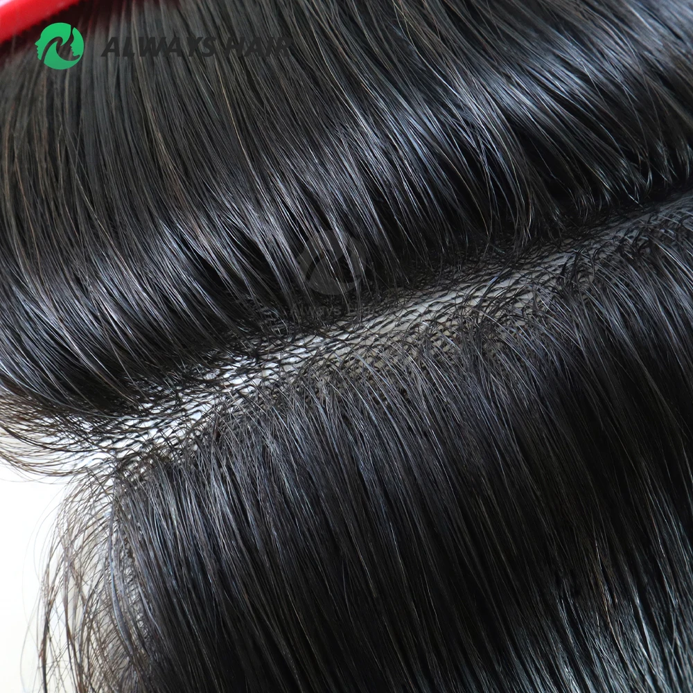 6 inches 14 Inches Natural Straight Full Cap Wig for Women Thin Skin Head Wigs Caps Real Human Hair