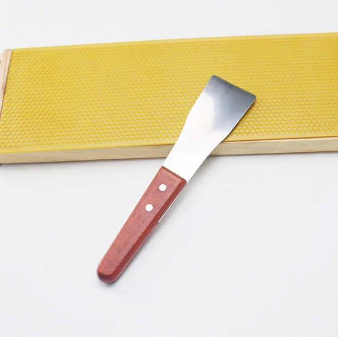 Bee Frame Lifter Wooden Handle Stainless Steel Beekeeping Hive Tool Hook