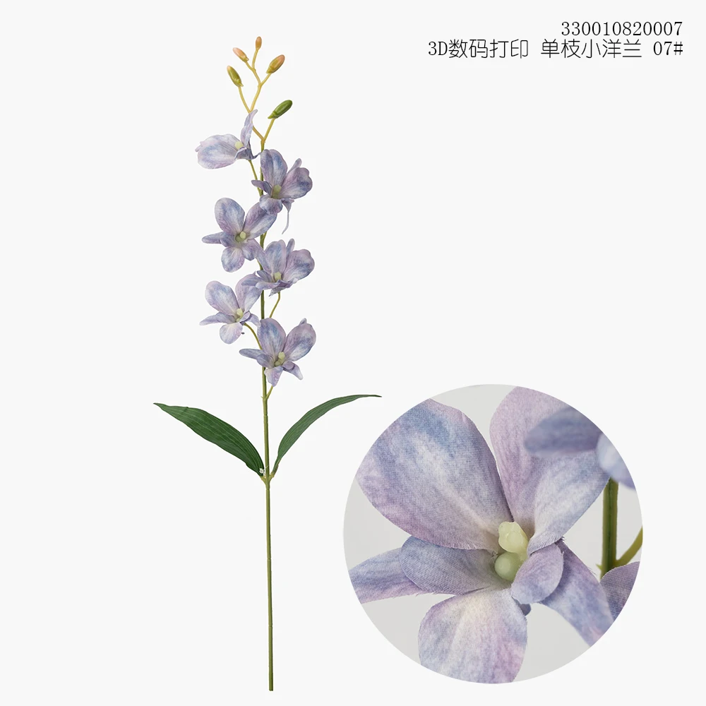 cheap wholesale factory direct 3D printing cattleya landscaping wedding decoration artificial flower