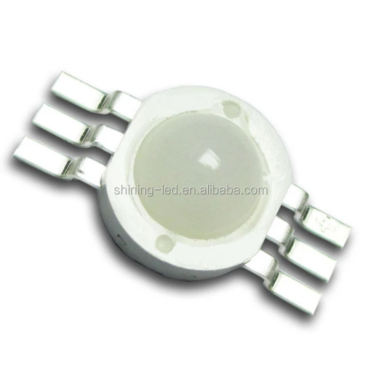 Frosted Optical Lens Foggy 6 Pins 3-in-1 3/9 Watt 3in1 RGB LED Lamp LED Chip for Stage Lights