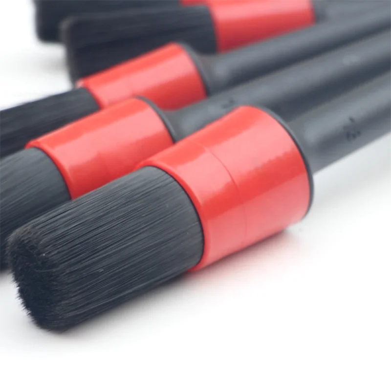 5 шт./компл. Набор Щеток Для детейлинга и мытья автомобиля щетка для чистки волос в виде кабана инструменты автодетейлинга аксессуары приборной