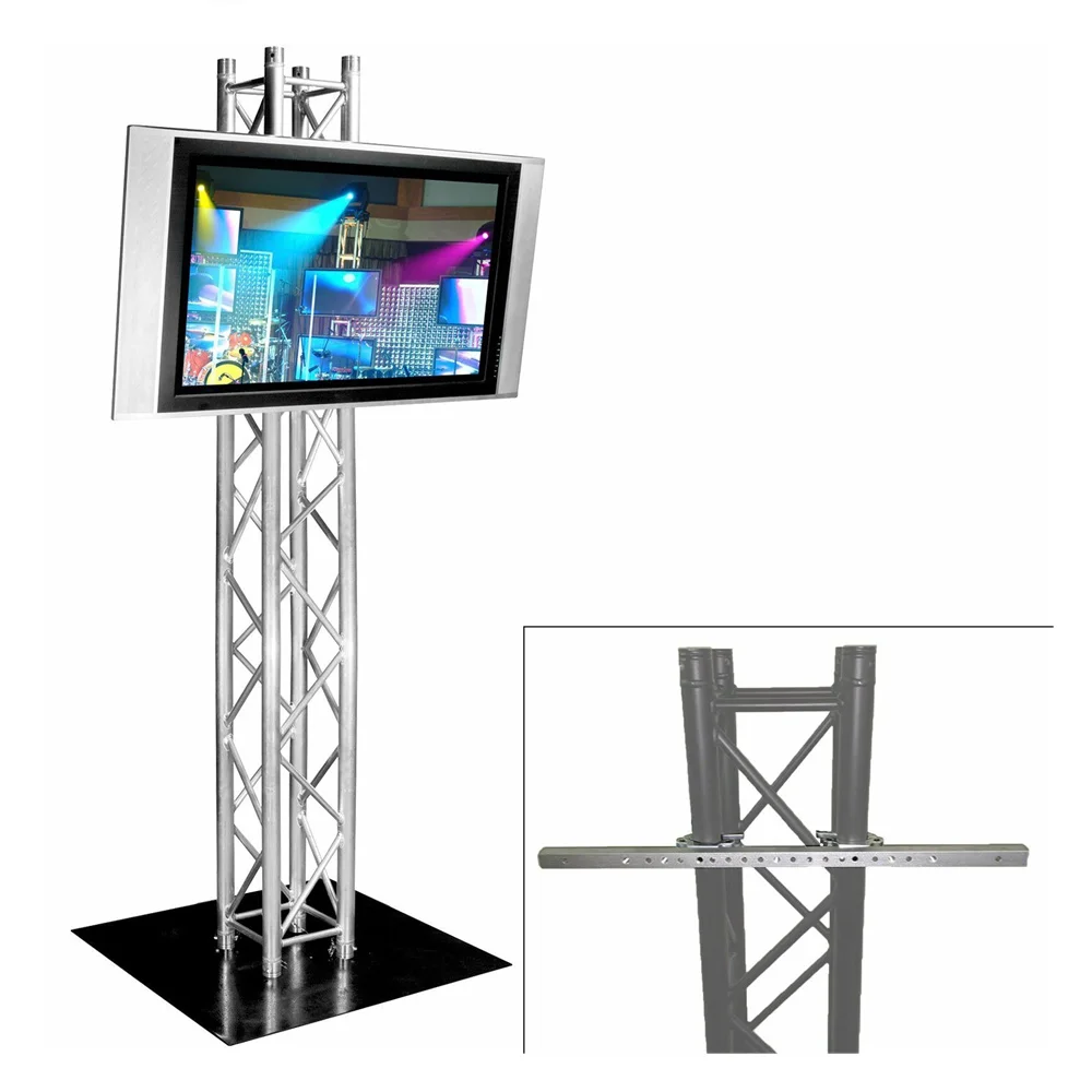 Modern portable led screen TV stand truss aluminum lighting truss