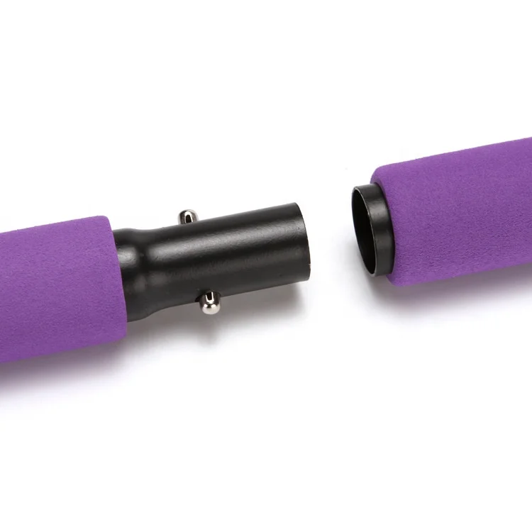 2020 newest power twister exercise bar set up pilates stick with adjustable exercise bands doorway sit-up exercise bar