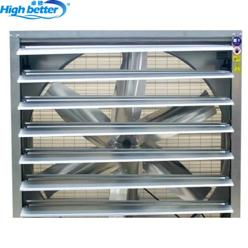 Side Wall Mounted /Nylon Propeller Exhaust Fan for Broiler House Chicken Farm Ventilation