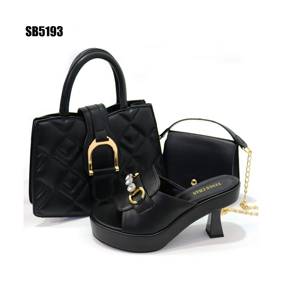 silver color italy matching shoes and bags platform high heel shoes