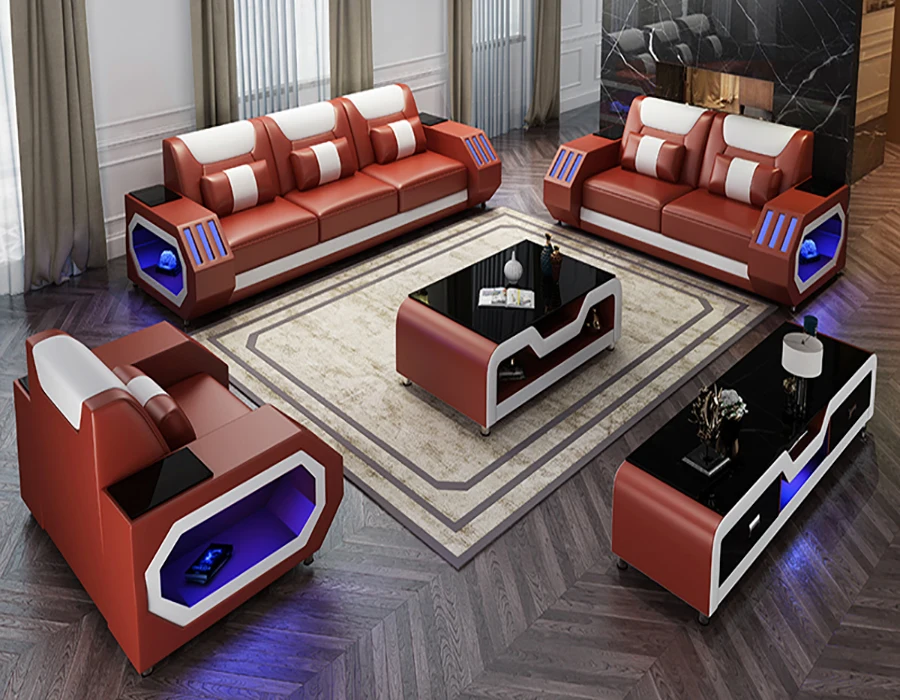 Современные секционные королевские диваны chesterfield для гостиной кожаный полный комплект диванов Декор домашний диван роскошная