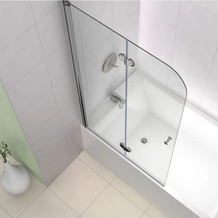 Customize project used tub glass doors on bathtub frameless swing bathtub doors