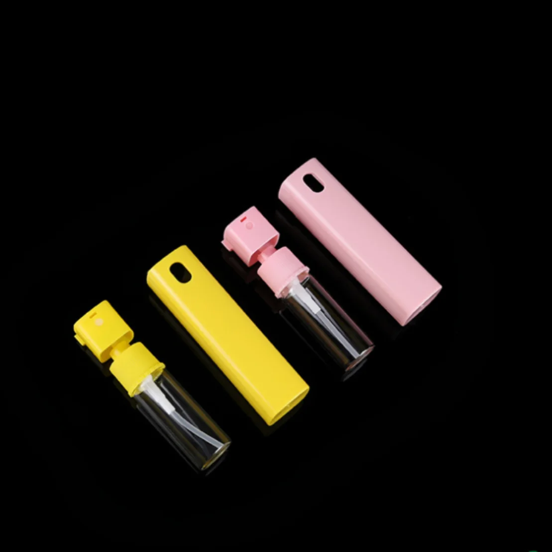 10ml fine mist squirt Square card pocket mini water spray bottle plastic square mist spray bottle