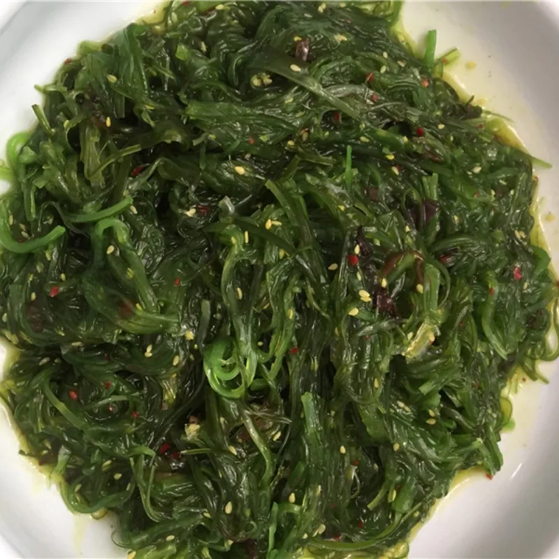 Vegetables vegan frozen seasoned seaweed salad chuka wakame
