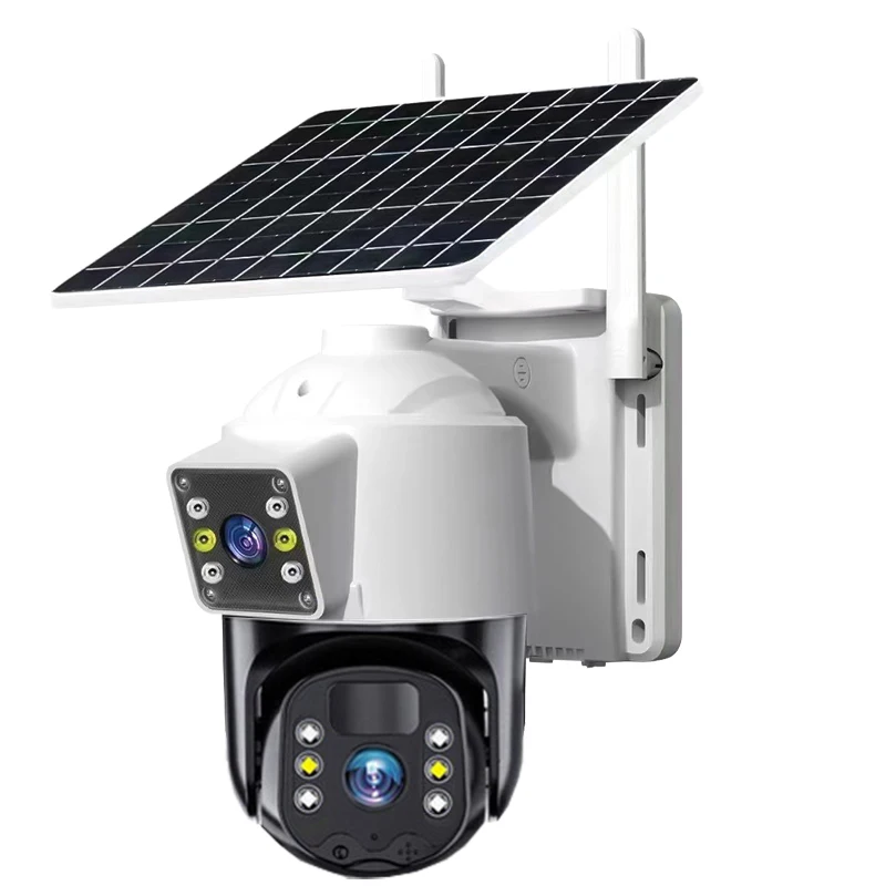 P1 V360PRO Solar Camera Outdoor 4G Sim Card Solar CCTV PTZ Camera 4MP Wireless Solar Security WiFi Battery Power Network Camera