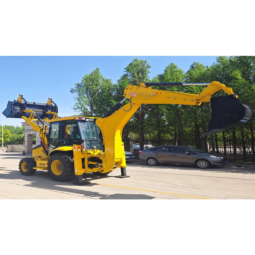 Multifunctional Multipurpose Backhoe Loader 4x4, China New Front Excavator Backhoe Backhoe Excavator Two Head Excavator
