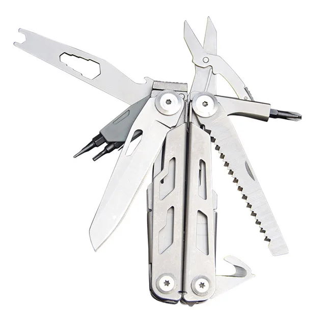 Multi tool Stainless Steel High quality stainless Steel Pliers Tweezers scissors knife Folding Pliers