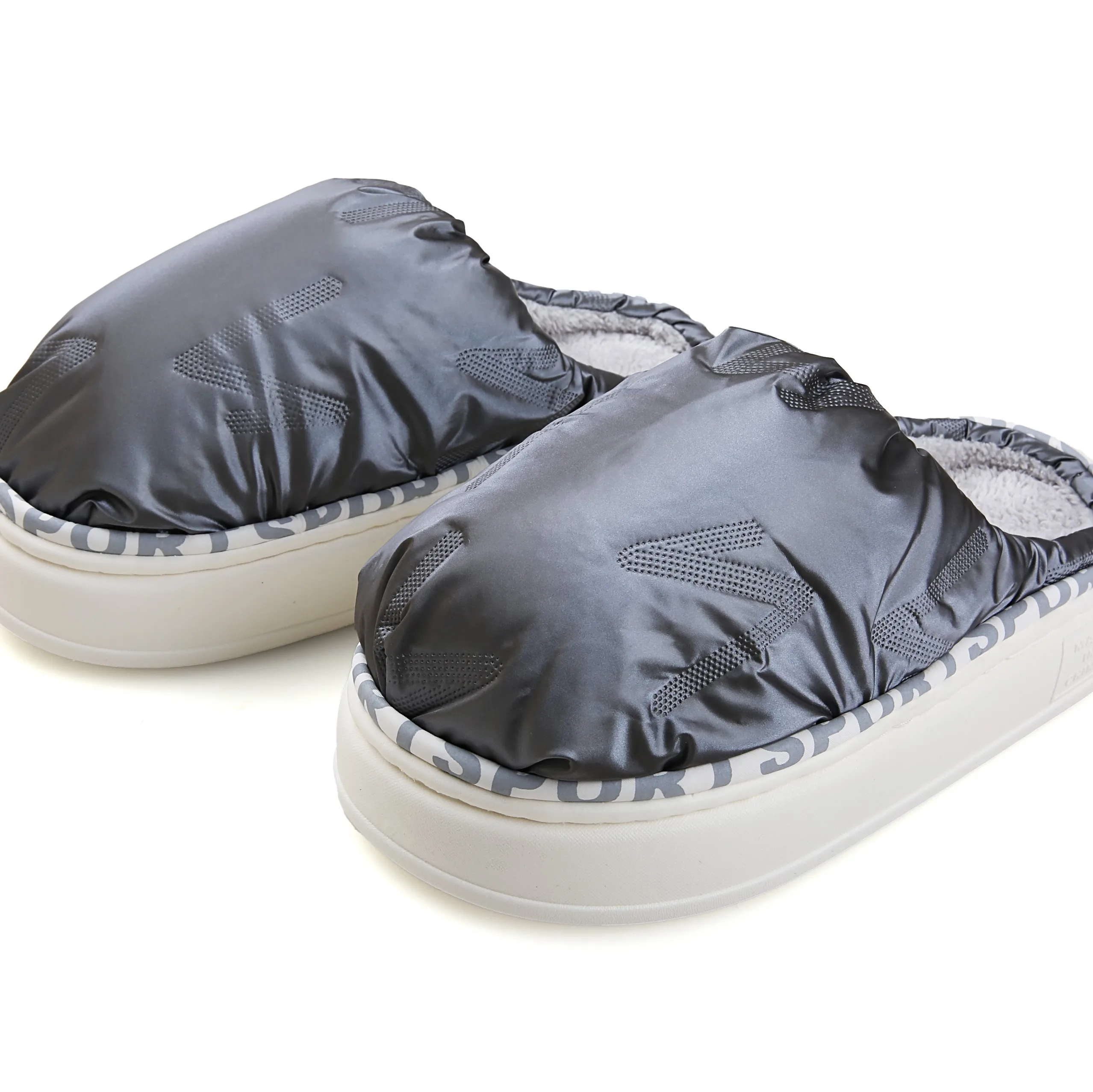 CORIFEI wholesale hot sale satin upper super warm fall and winter slippers for women