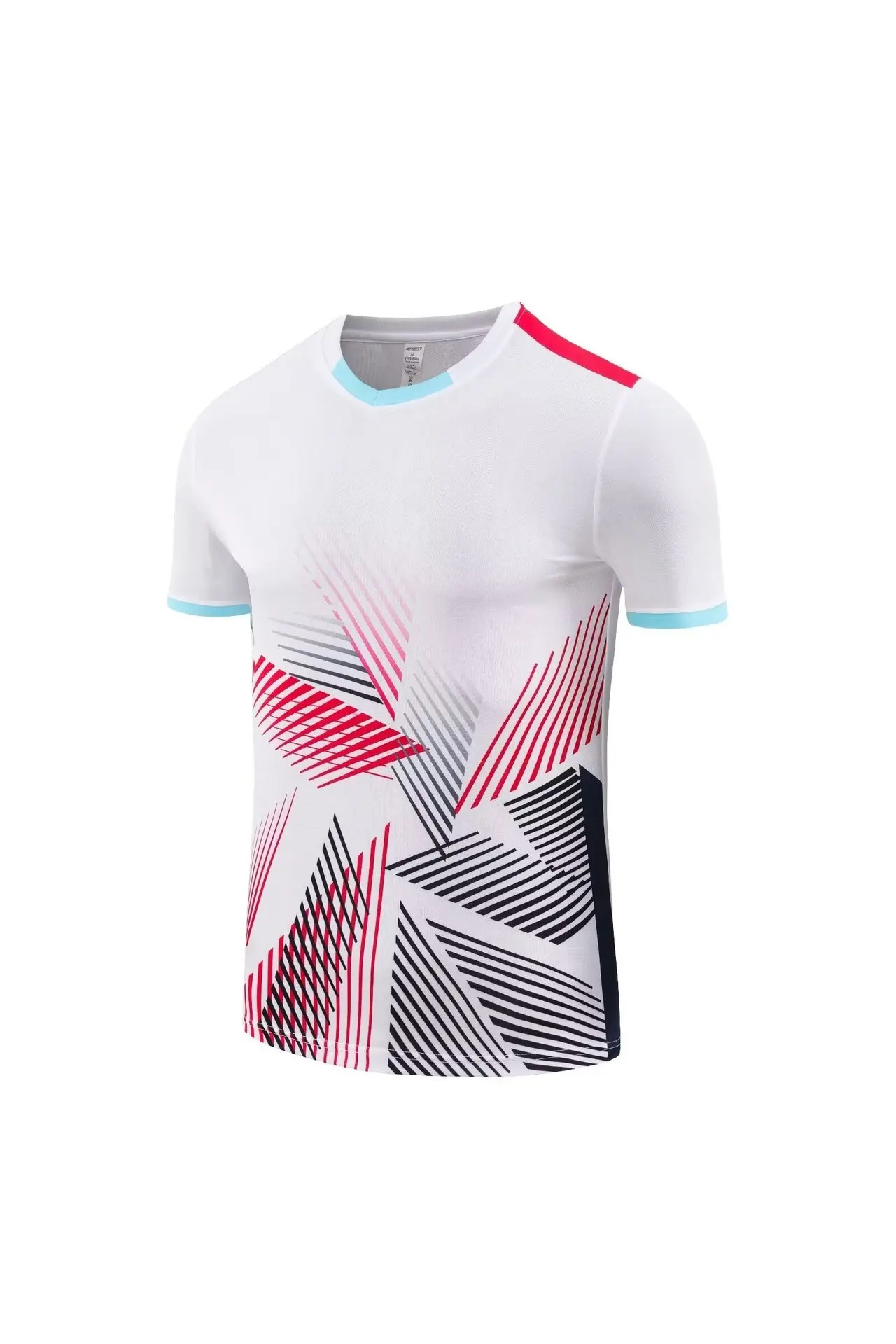 Factory Customized Wholesale National Dry Fit Badminton T-Shirt Badminton Sport Team Shirts Design Uniform Jersey For Man