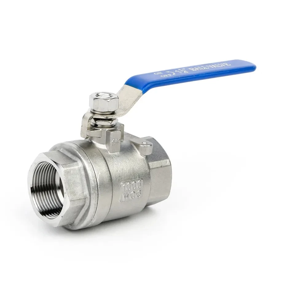 FURUI Manual BSPT/NPT Threaded/Welded SUS 304/316L Female BSP NPT Thread 1pc stainless steel one-piece 1 piece 2pc ball valve