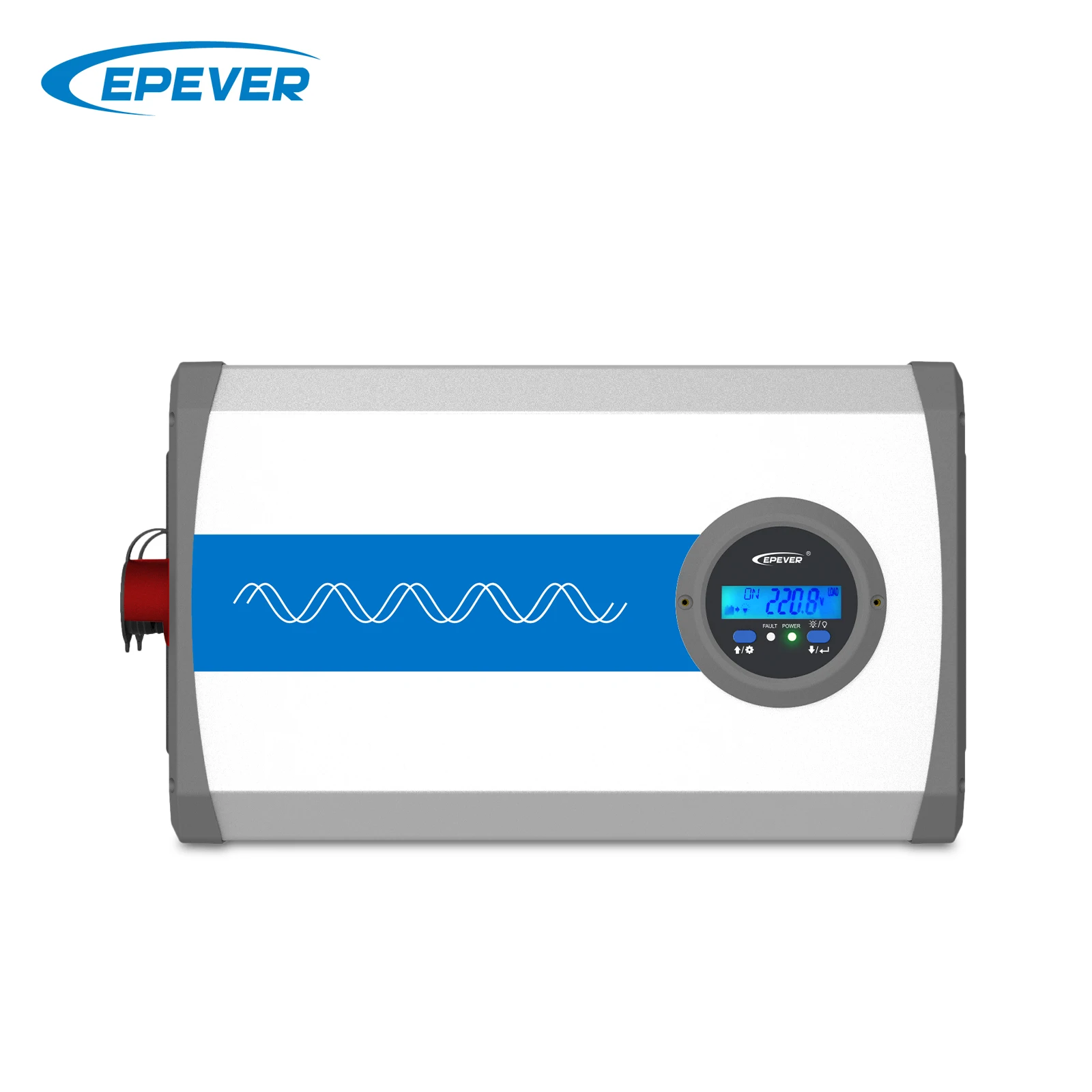 Epever 1500W 1.5KW 12V 24V 48V 110V 220Vac Pure Sine Wave Off-Grid Solar Home Power Inverter Converter