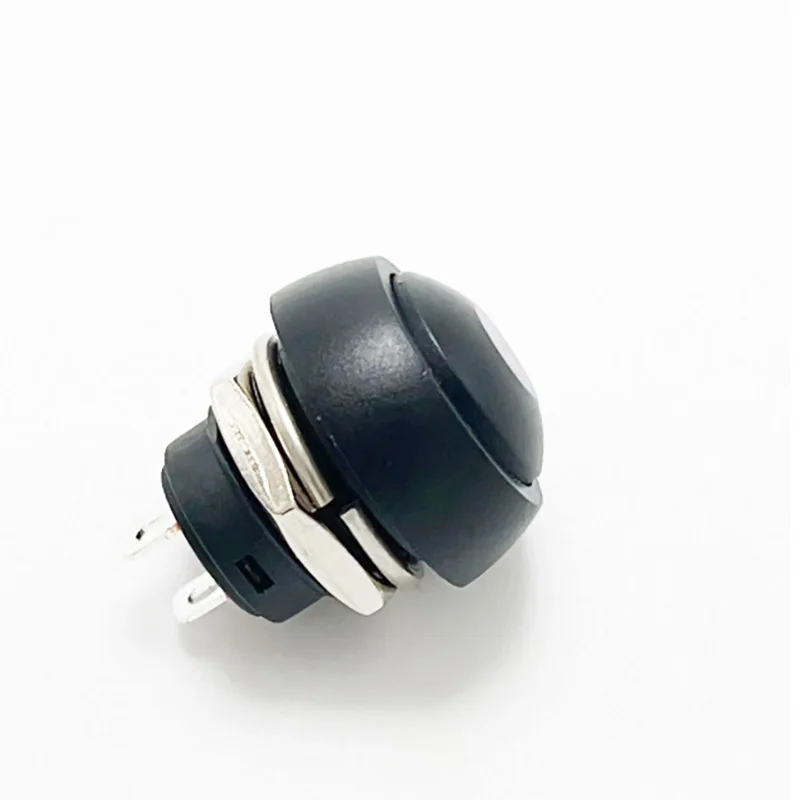 Push button switch PBS-33B cut-out 12MM self reset unlocked switch Mushroom type horn waterproof button