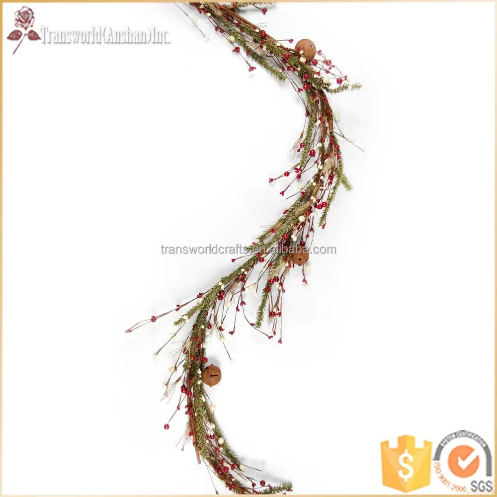 60 'Декоративные Искусственный отросток ягодная Рождественская гирлянда