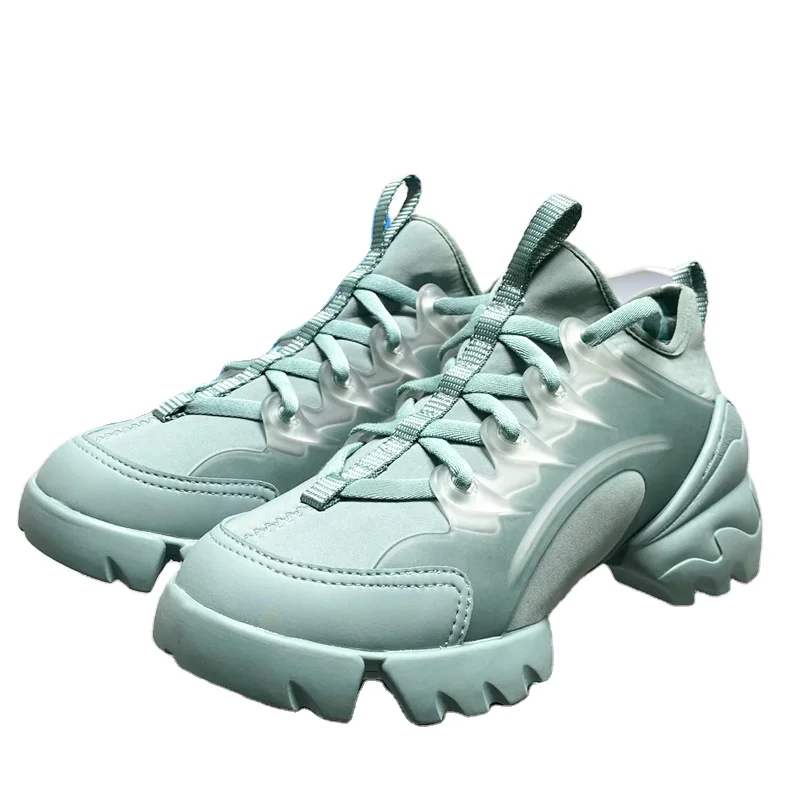 Women Winter Luxury Designer Chic Sport Footwear Casual Shoes for Female Famous Brand Outdoor Ladies Lace Up D-Connect Sneakers