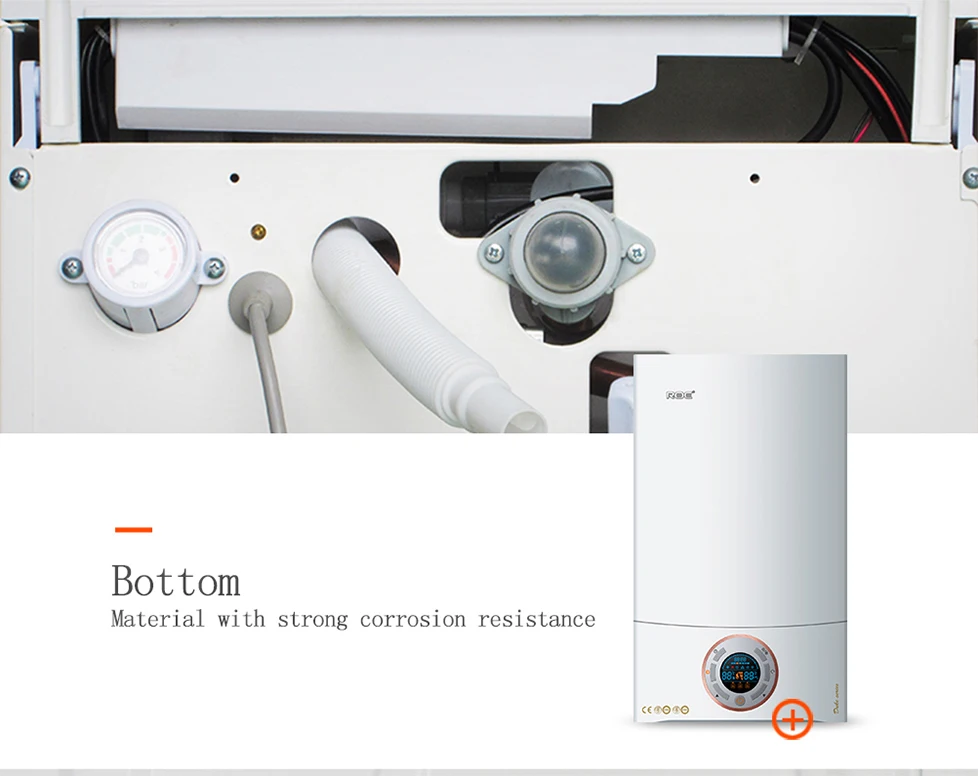 ROC Smart Control Room Heating Condensing Full Wall Mounted Gas Boiler with CE and ERP Water Heater Hot for Household