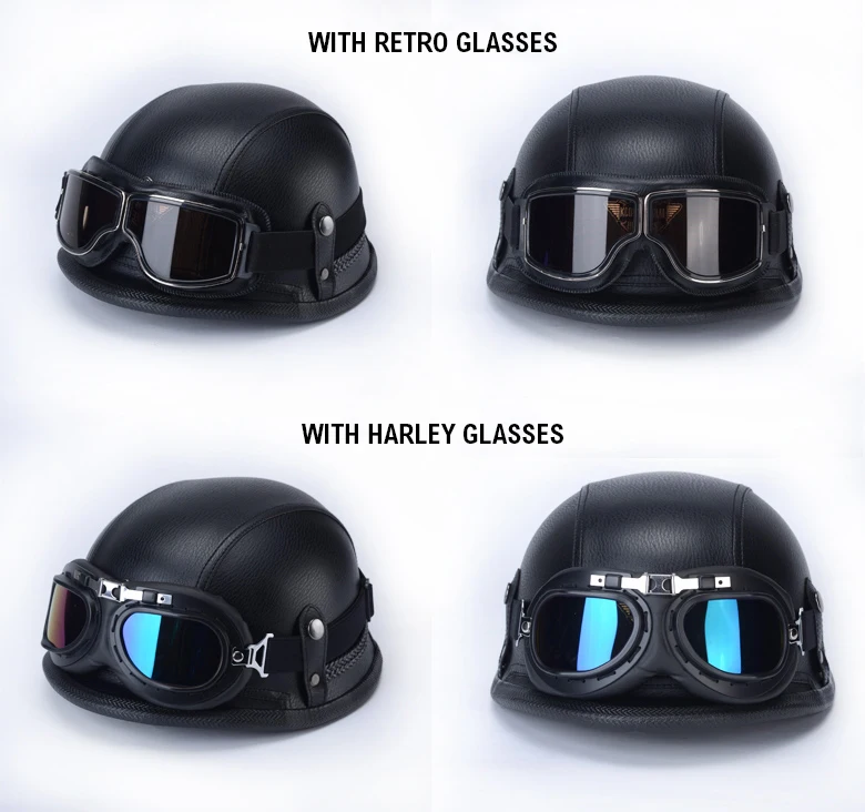 SUBO German Design Fashion Motorcycle Helmets Quality ABS Bike Comfortable Ride 9 Colors Optional Open Face ECE Certified Helmet