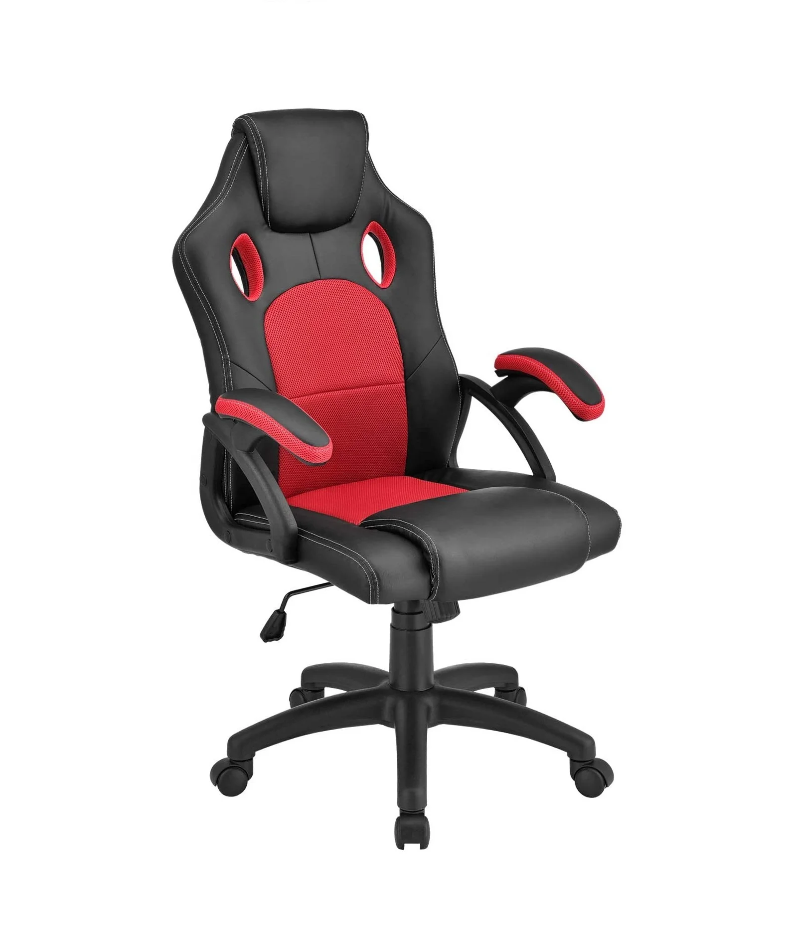 Aofeisi designed Gaming Chair Racing Sport Style Swivel Office Chair Computer Desk Chair in Black Red Color