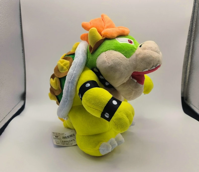 XR  Mario Super Kuba Fire Dragon Anime Plush Toys Large size Mario Yellow Kuba Green Demon King Kuba plush doll